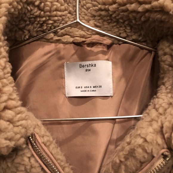 Teddy bomber jacket, size small - Picture 2 of 6